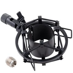 Microphone Shock Mount, Metal Mic Holder Clip for 1.57-1.85"(40-47mm) Diameter Condenser Mics Reduce Vibration Noise and Improve Recording Quality for Bluebird Baby Bottle CAD U37 GXL2200