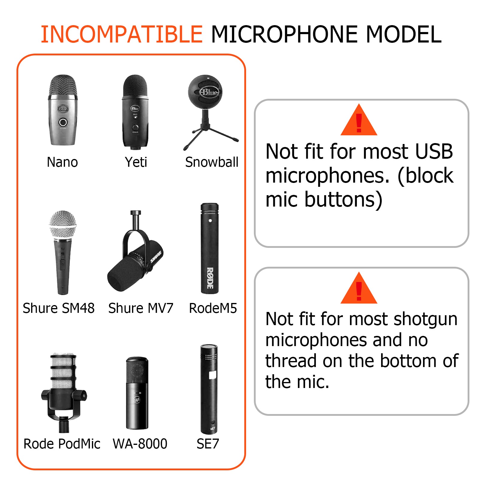 Microphone Shock Mount, Metal Universal Mic Holder Spider Recording Mic Shockmount Stand Compatible with Many Condenser Mics Like AT2020 MXL 770 MXL 990 Samson C01 Rode NT1-A Neumann U87 etc.